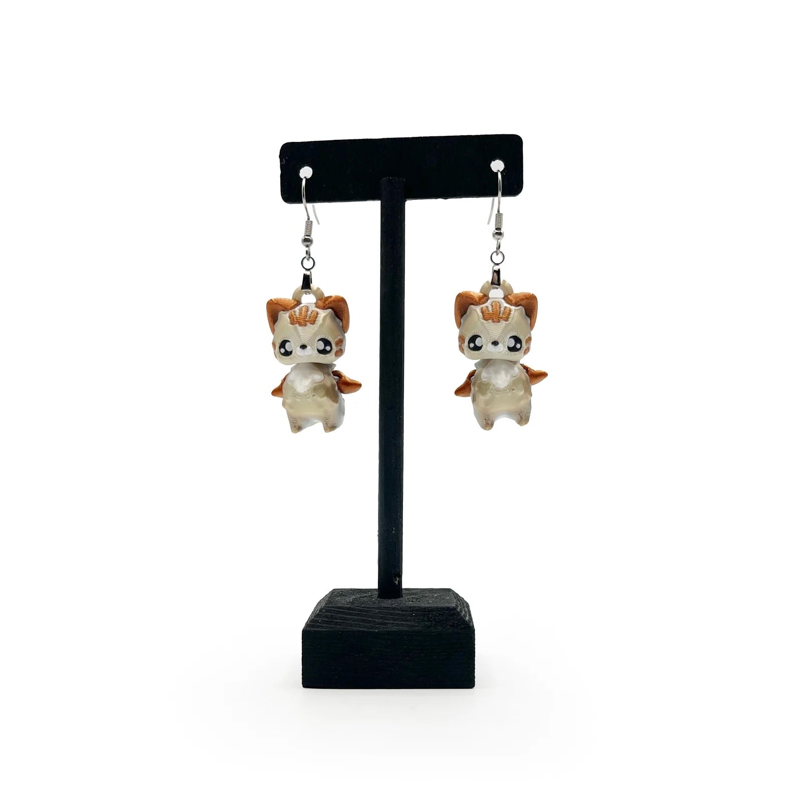 Cute 3D Printed Earrings – Bookish & Kawaii Dangle Charms – view 17