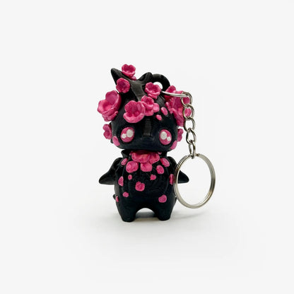 3D Printed Adorably Spooky and Cute Keychains | Kawaii Goth Accessories