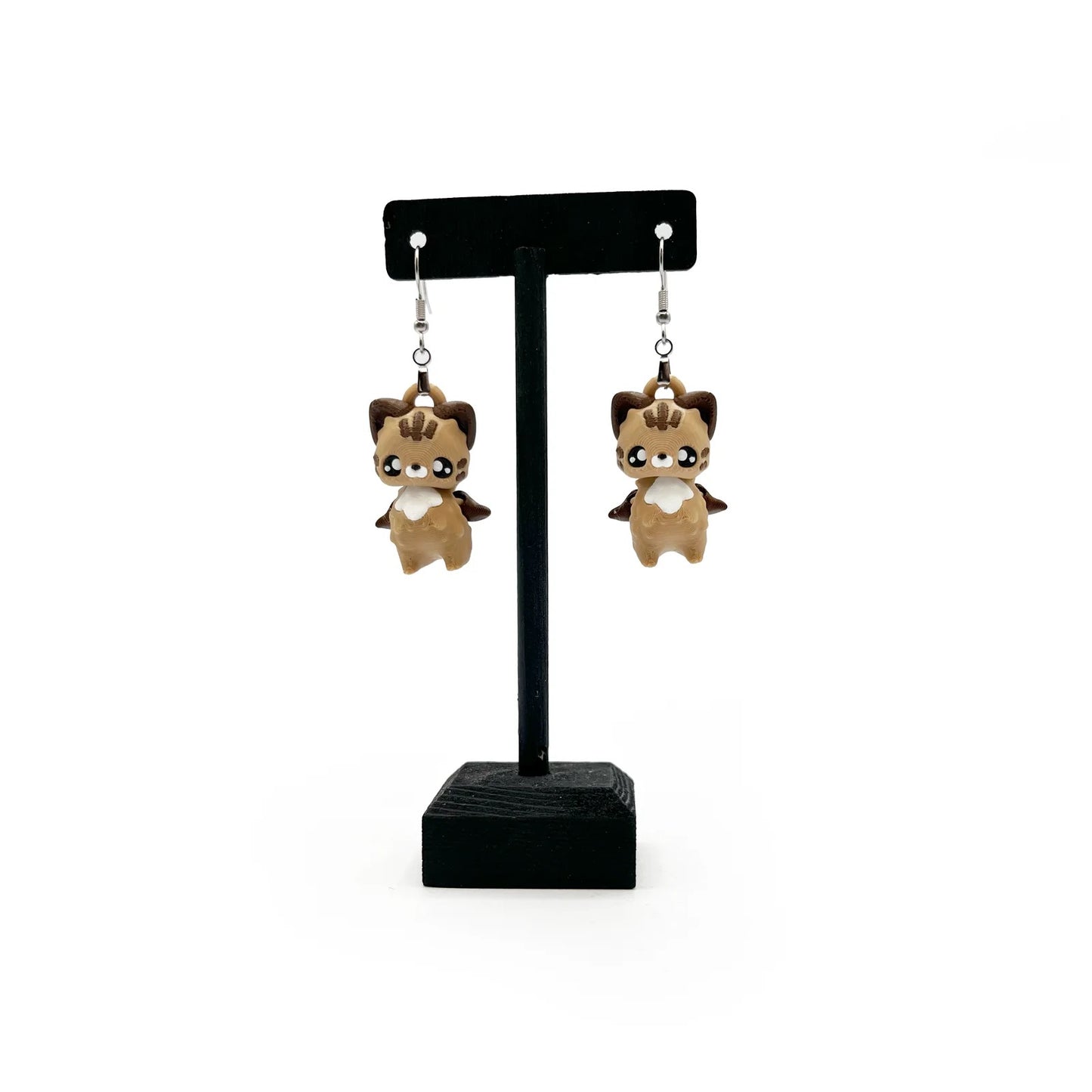 Cute 3D Printed Earrings – Bookish & Kawaii Dangle Charms – view 31