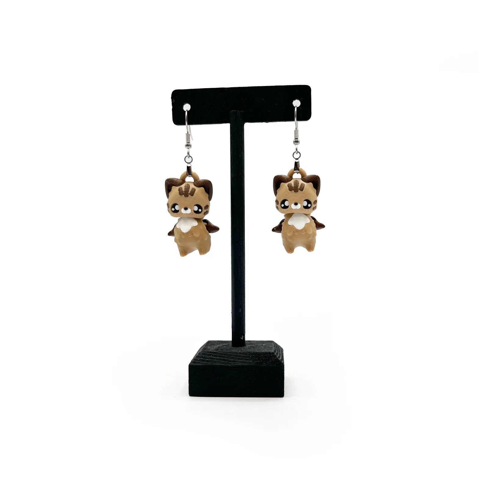 Cute 3D Printed Earrings – Bookish & Kawaii Dangle Charms – view 31