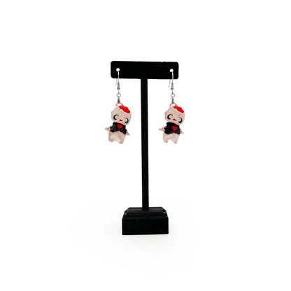 Cute 3D Printed Earrings – Bookish & Kawaii Dangle Charms – view 32
