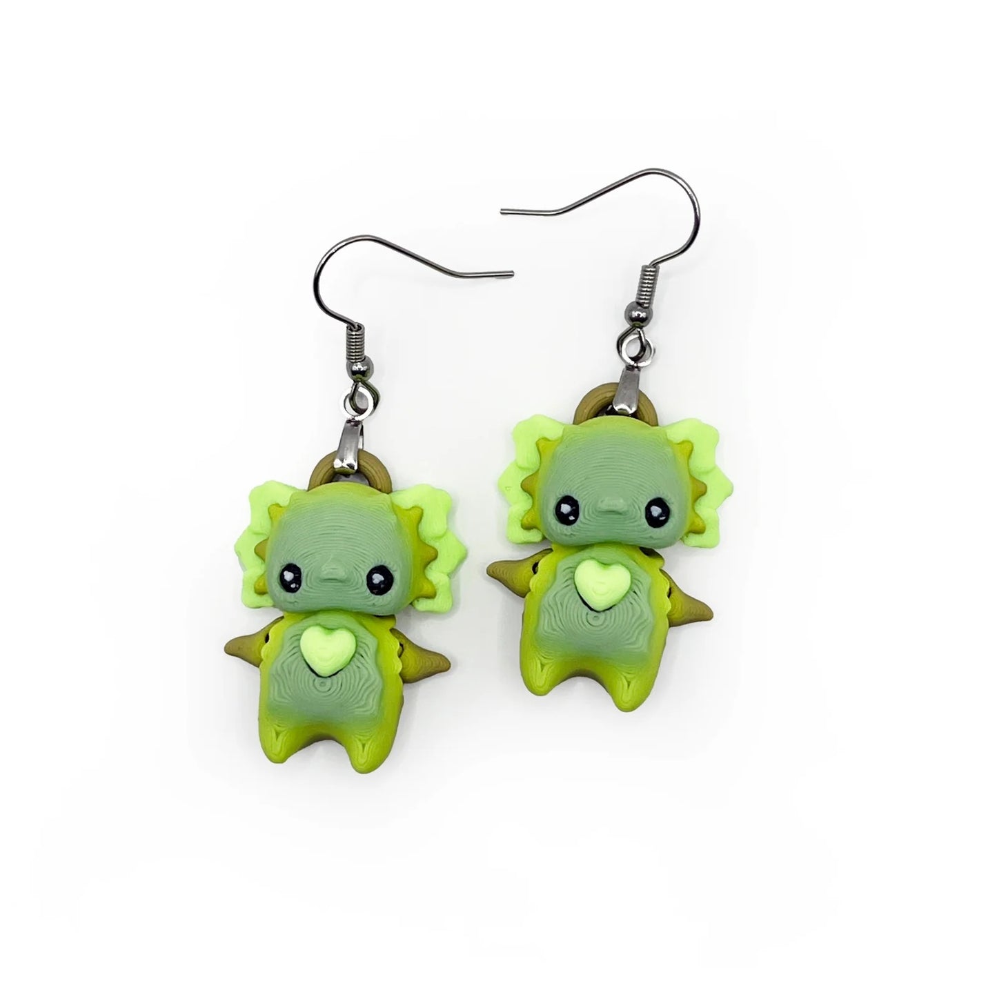 Cute 3D Printed Earrings – Bookish & Kawaii Dangle Charms – view 35