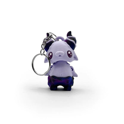 3D Printed Adorably Spooky and Cute Keychains | Kawaii Goth Accessories