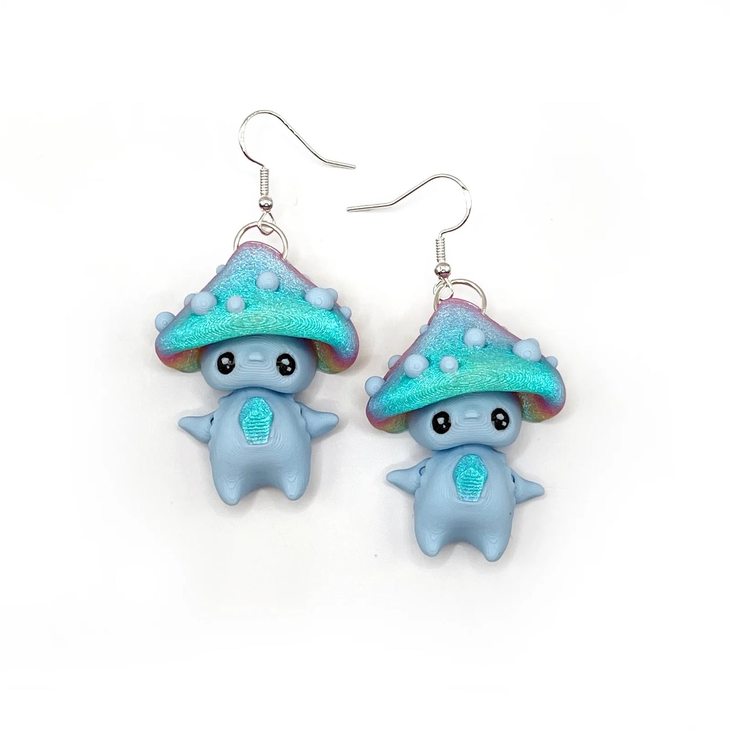Cute 3D Printed Earrings – Bookish & Kawaii Dangle Charms – view 36