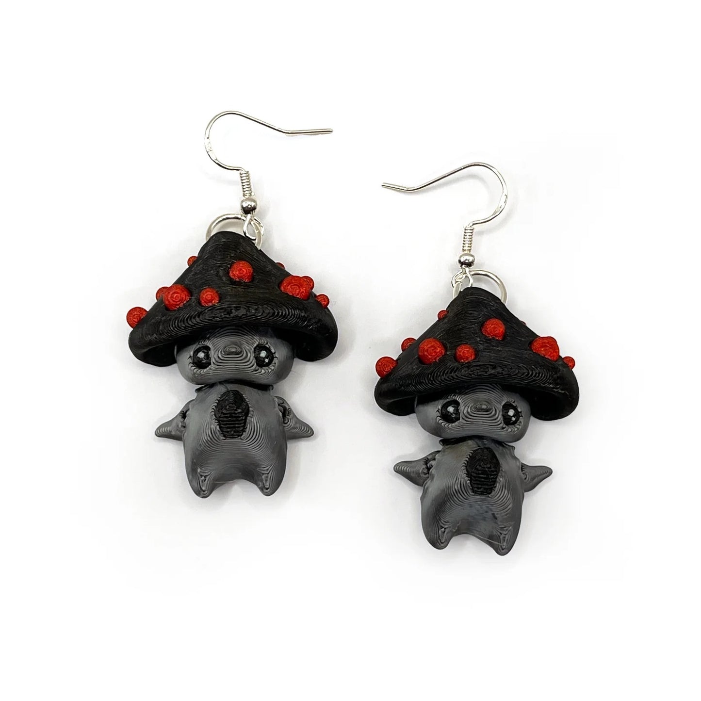 Cute 3D Printed Earrings – Bookish & Kawaii Dangle Charms – view 37