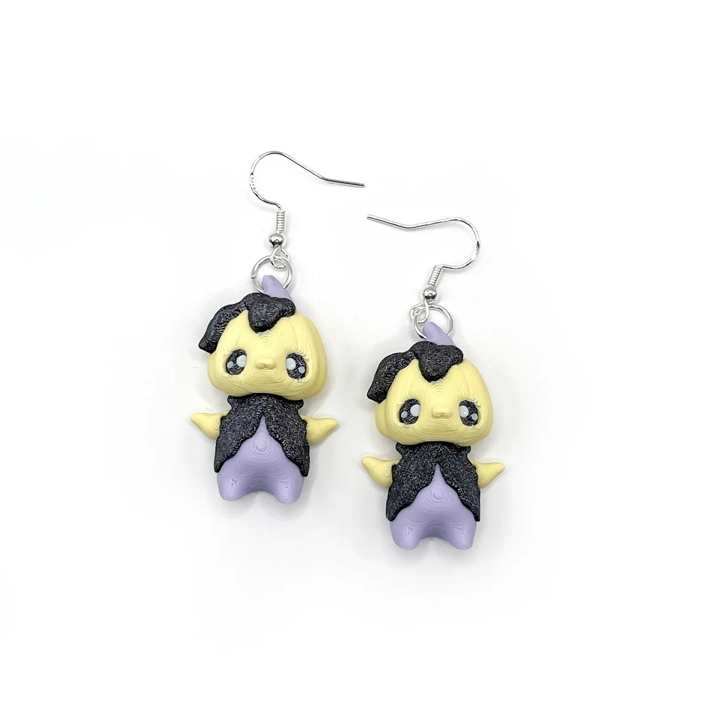 Cute 3D Printed Earrings – Bookish & Kawaii Dangle Charms – view 38