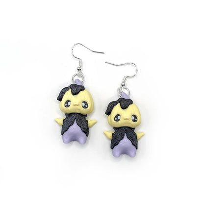 Cute 3D Printed Earrings – Bookish & Kawaii Dangle Charms – view 38