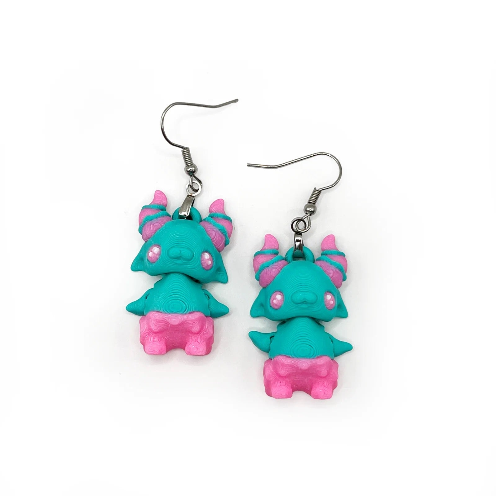 Cute 3D Printed Earrings – Bookish & Kawaii Dangle Charms – view 24