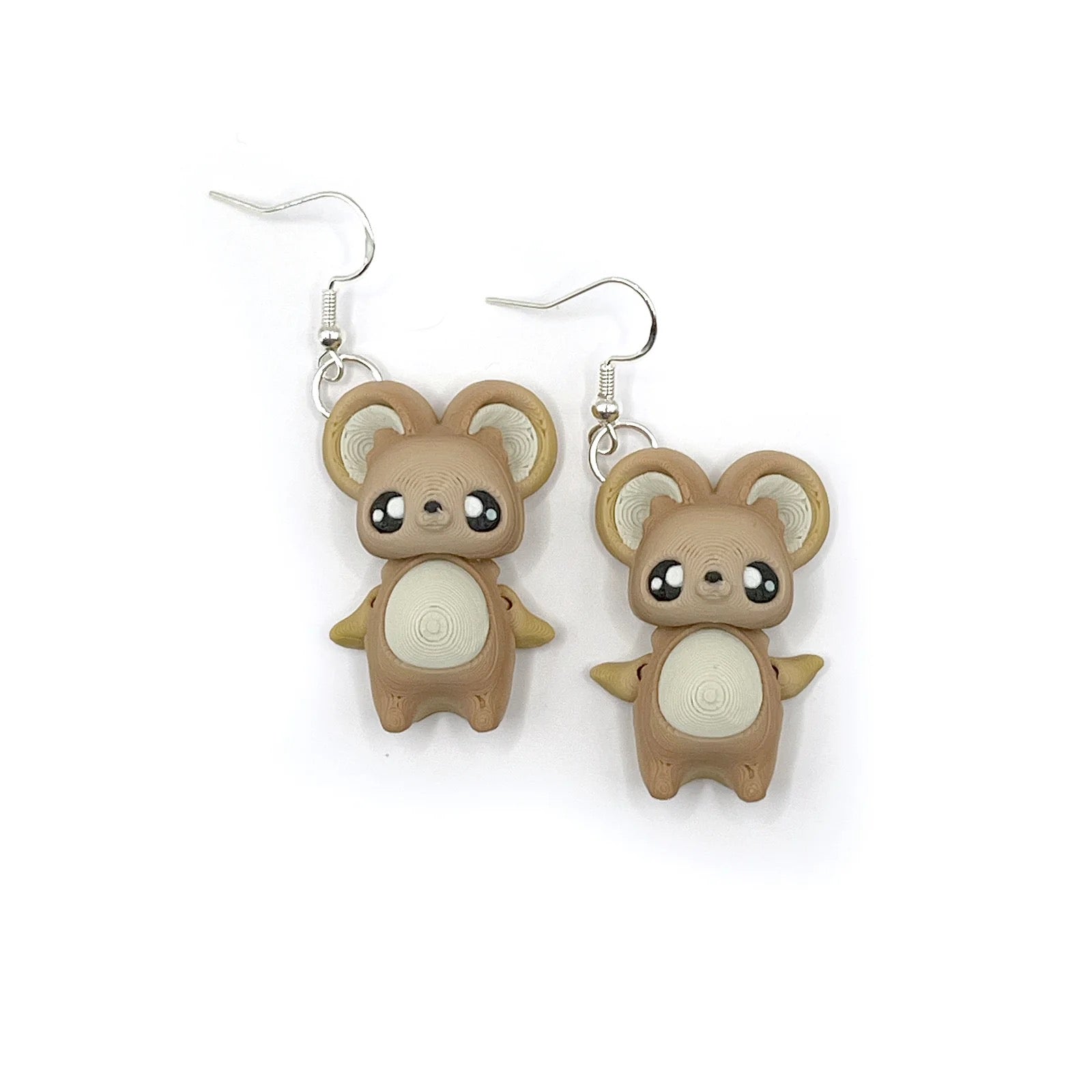 Cute 3D Printed Earrings – Bookish & Kawaii Dangle Charms – view 48