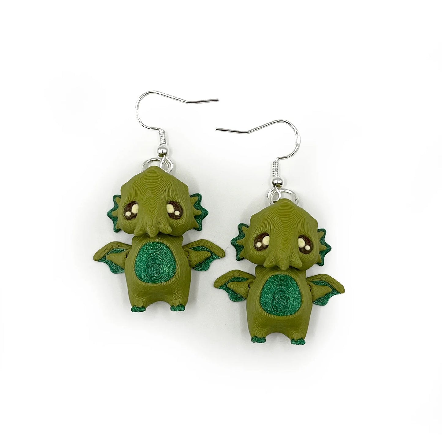 Cute 3D Printed Earrings – Bookish & Kawaii Dangle Charms – view 42