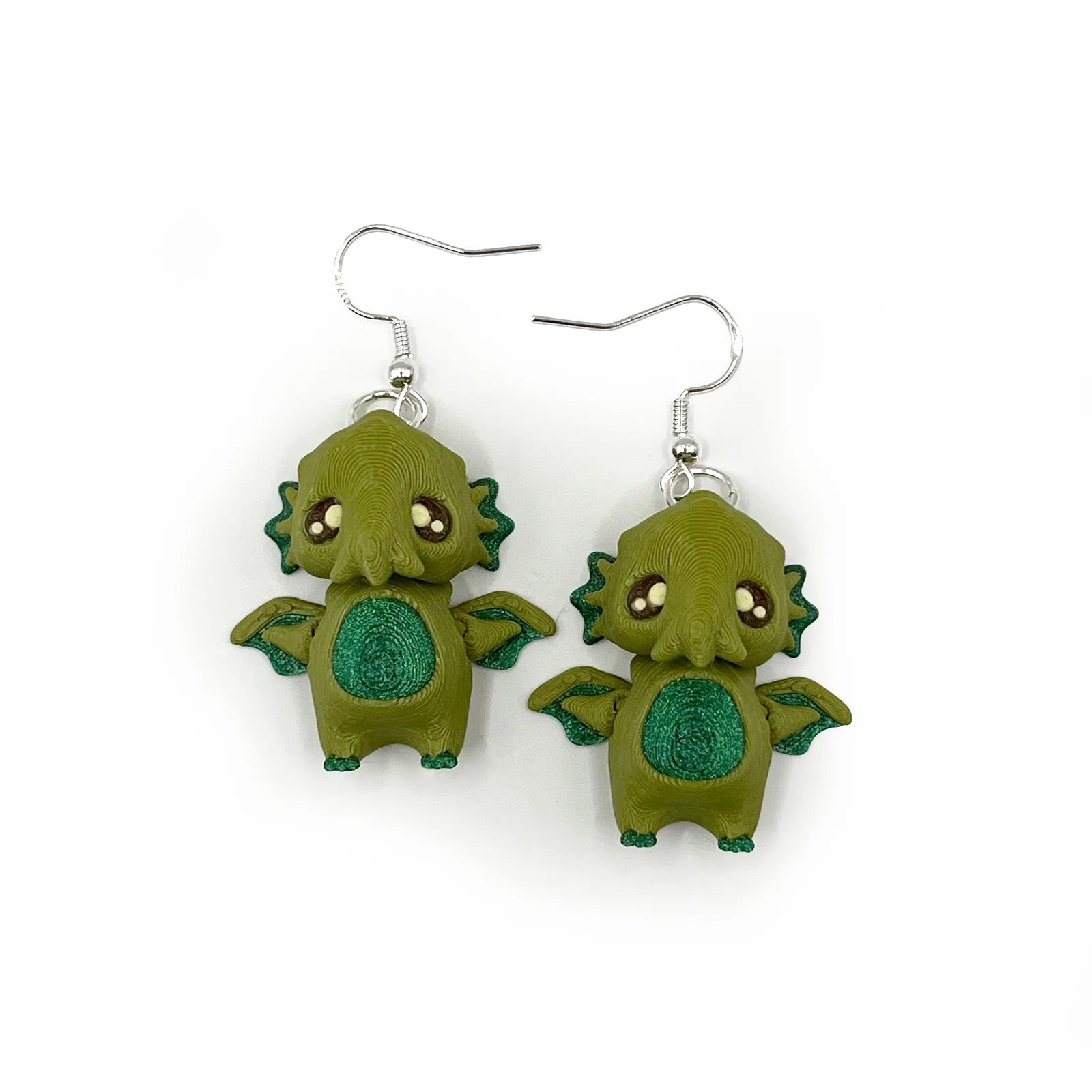 Cute 3D Printed Earrings – Bookish & Kawaii Dangle Charms – view 42