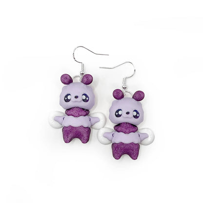 Cute 3D Printed Earrings – Bookish & Kawaii Dangle Charms – view 49