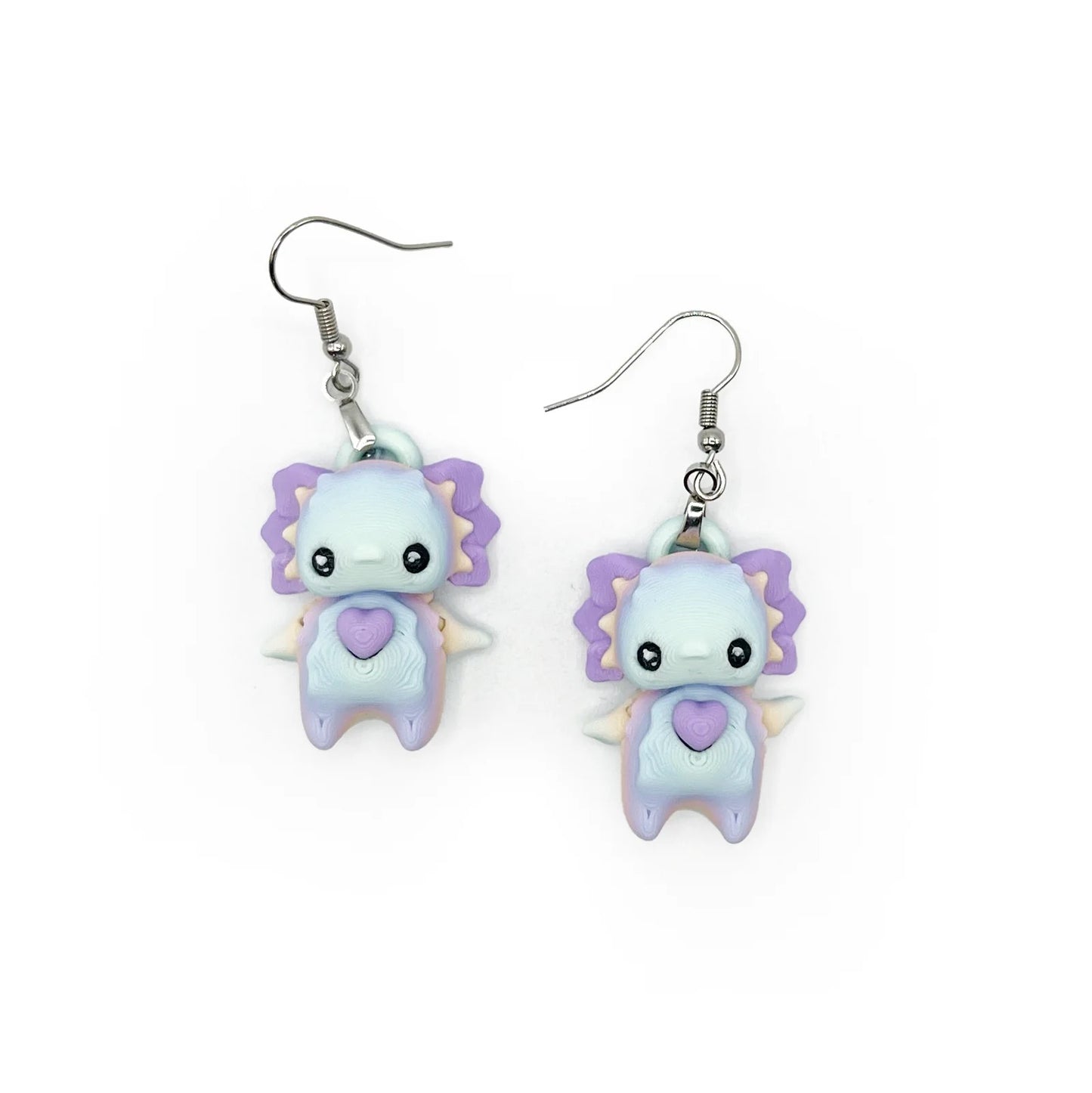 Cute 3D Printed Earrings – Bookish & Kawaii Dangle Charms – view 52