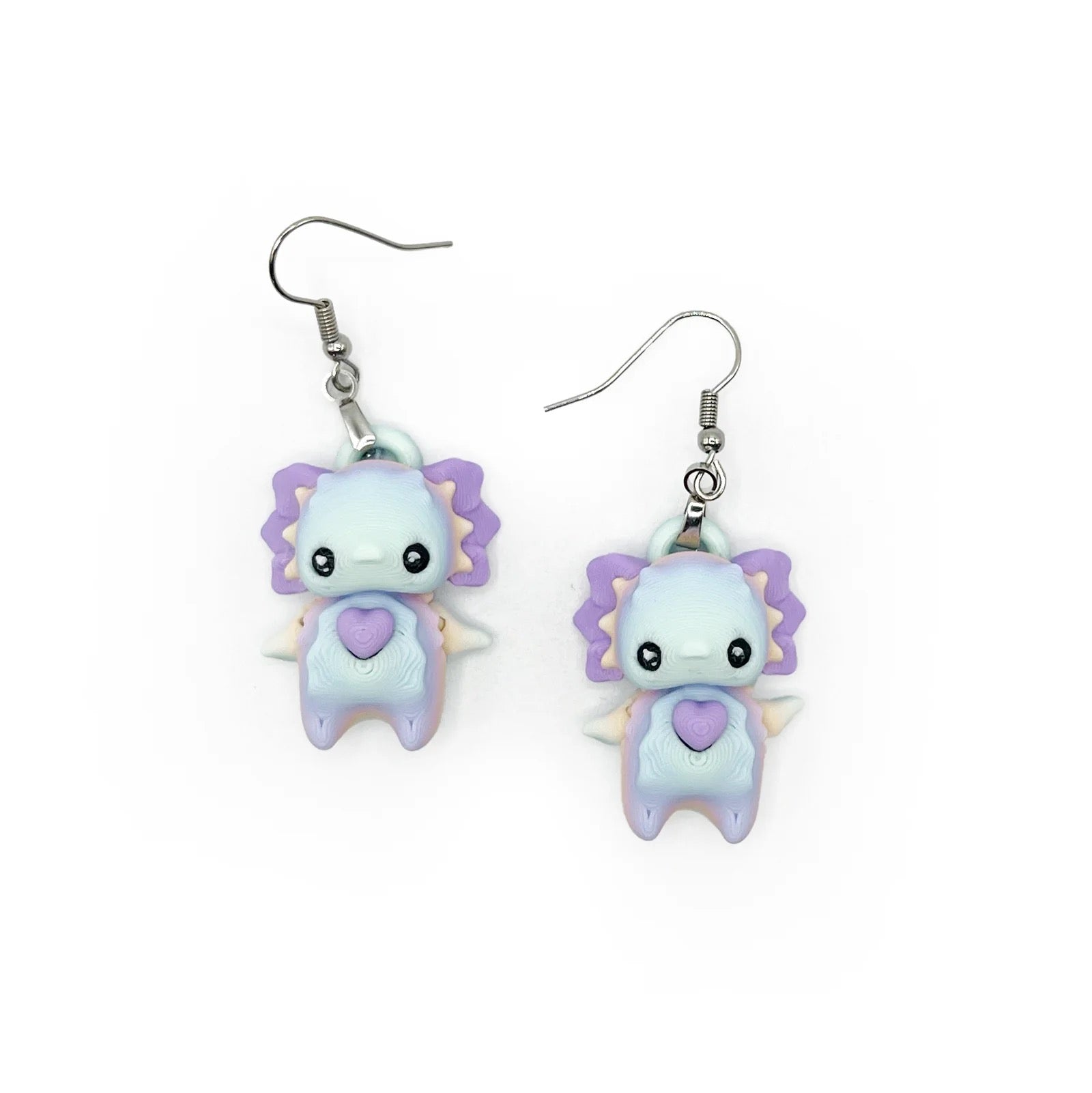 Cute 3D Printed Earrings – Bookish & Kawaii Dangle Charms – view 52