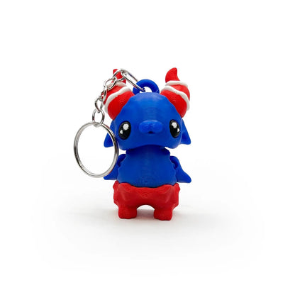 3D Printed Adorably Spooky and Cute Keychains | Kawaii Goth Accessories