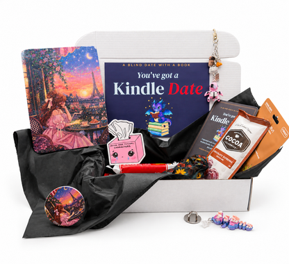 Wanderlust Reader - Date with a Kindle & Matching Mug | Blind Date eBook Gift Box + Kindle Accessories
