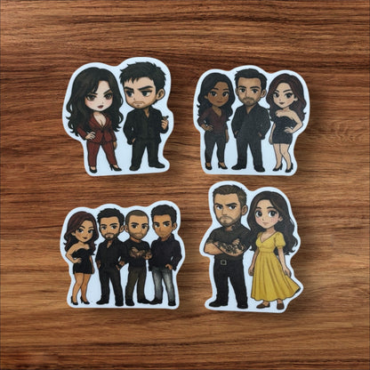 Crimson Series Chibi Sticker Pack (4-Pack)