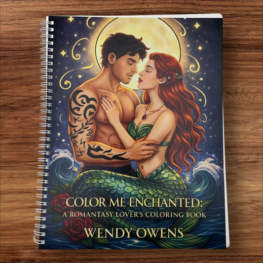 Bookish Coloring Book for Readers who love Fantasy and Romantasy
