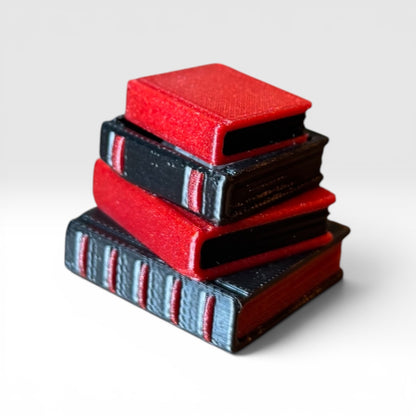 3D Printed Fidget Clicker Book Stack with several color and style options