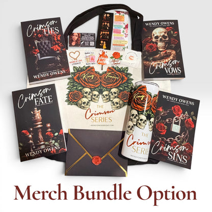 Crimson Series – 4 Book Spicy Mafia Romance Set | Signed Paperback Dark Romance Collection by USA Today Bestselling Author Wendy Owens