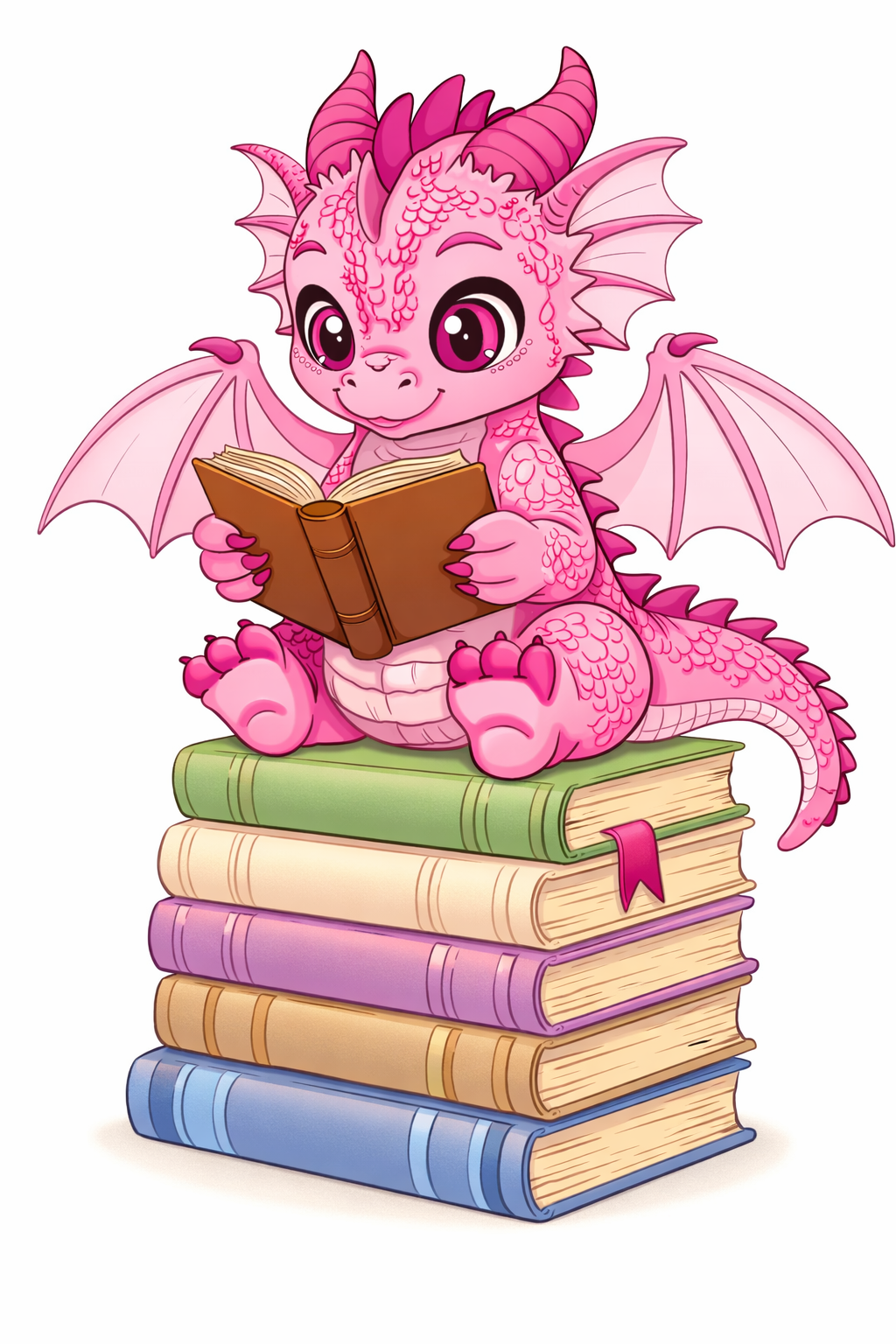 Book Dragon Canvas Totes - multiple options! Black bottom or color tote