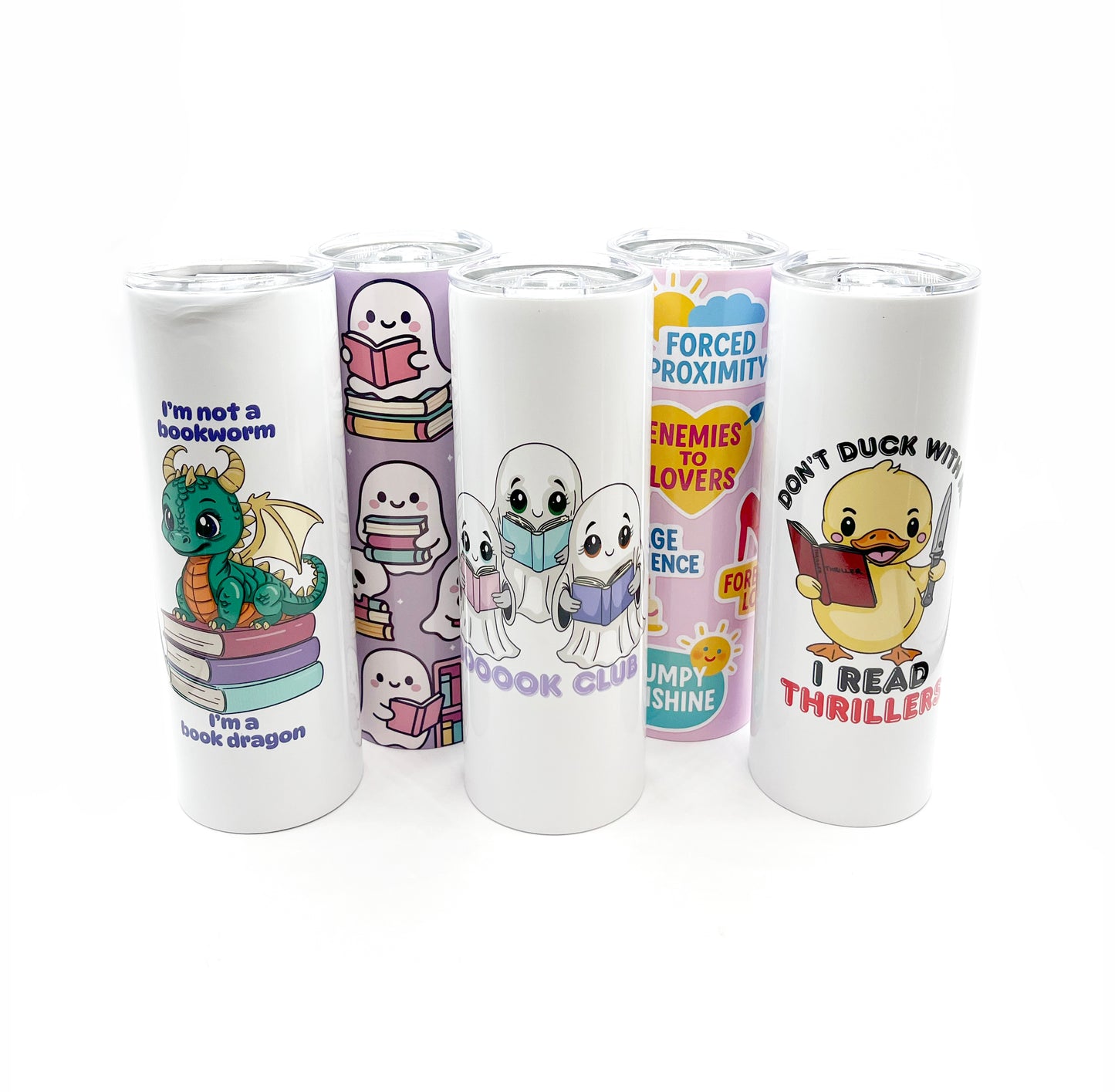 20 oz Tumbler with Straw - Stainless Steel - Drinkware Accessories - Wendy Owens Books