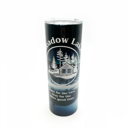 20 oz Tumbler with Straw - Stainless Steel - Drinkware Accessories - Wendy Owens Books