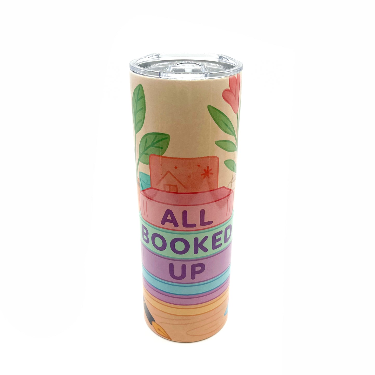 20 oz Tumbler with Straw - Stainless Steel - Drinkware Accessories - Wendy Owens Books