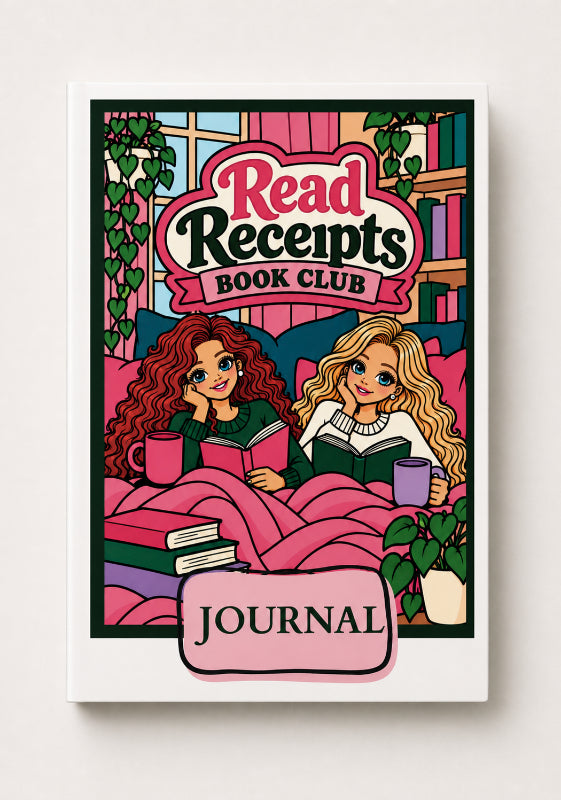 Read Receipts Book Club Journal – A5 100 Page Lined Reading Journal for Book Notes