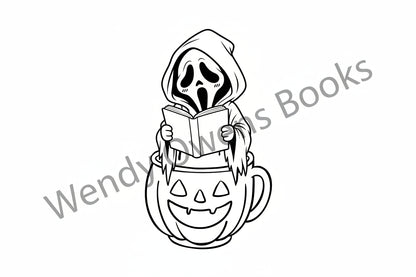 PRE-ORDER Ship date expected: September 25th The Pumpkin Patch Bookstore: A Little Monsters Coloring Book for Halloween, Thanksgiving & Christmas
