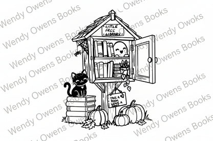 PRE-ORDER Ship date expected: September 25th The Pumpkin Patch Bookstore: A Little Monsters Coloring Book for Halloween, Thanksgiving & Christmas