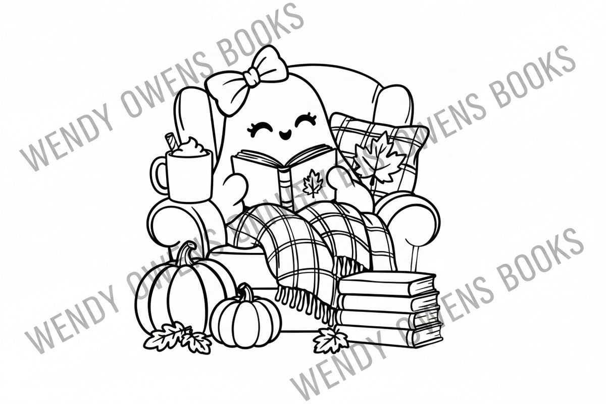 PRE-ORDER Ship date expected: September 25th The Pumpkin Patch Bookstore: A Little Monsters Coloring Book for Halloween, Thanksgiving & Christmas