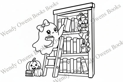 PRE-ORDER Ship date expected: September 25th The Pumpkin Patch Bookstore: A Little Monsters Coloring Book for Halloween, Thanksgiving & Christmas