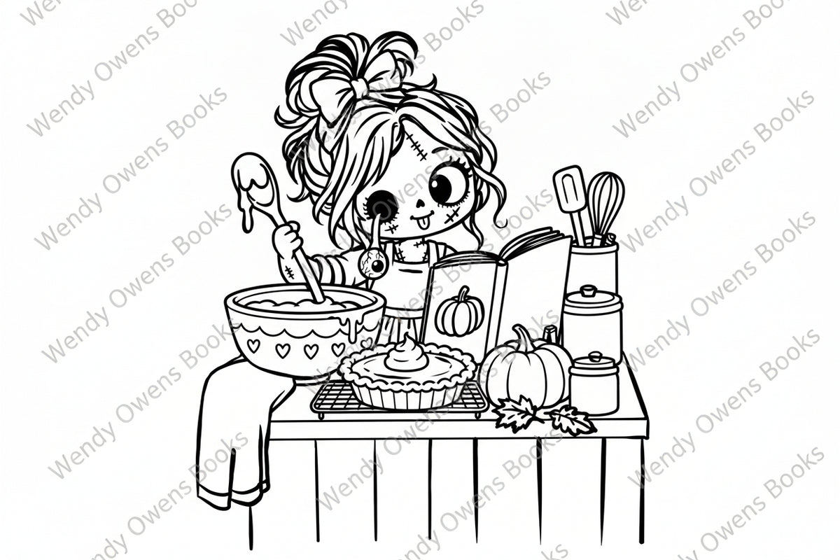 PRE-ORDER Ship date expected: September 25th The Pumpkin Patch Bookstore: A Little Monsters Coloring Book for Halloween, Thanksgiving & Christmas