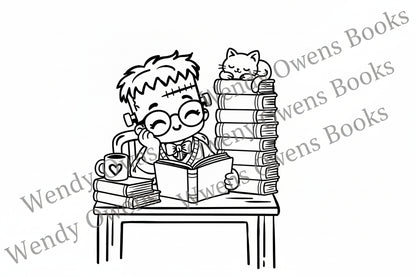 PRE-ORDER Ship date expected: September 25th The Pumpkin Patch Bookstore: A Little Monsters Coloring Book for Halloween, Thanksgiving & Christmas