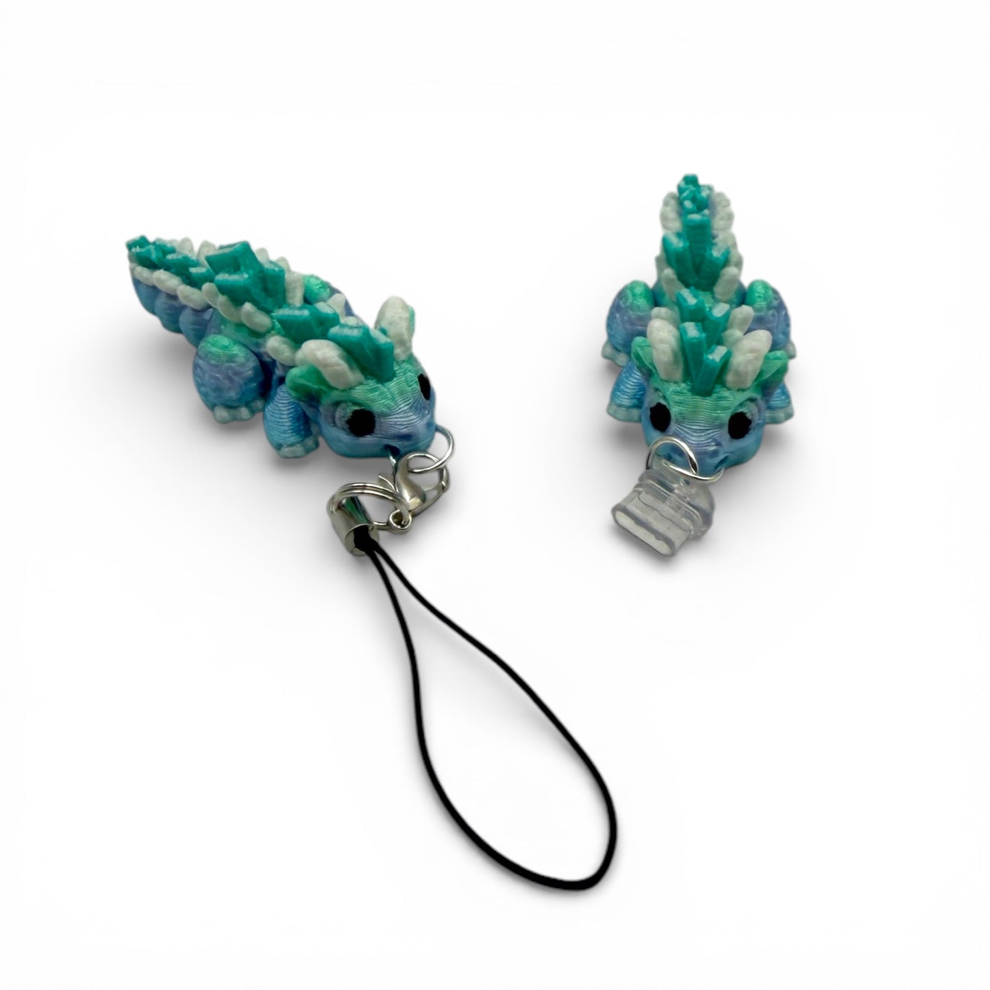Book Dragon Charm Straps & Dust Plugs  - Cute 3d printed Charms for Kindles, E-Reader, Phones, etc