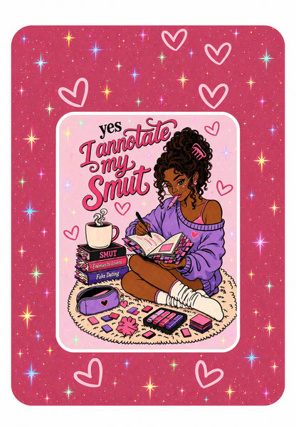 Basic 11th gen (2022) and Basic 12th gen (2024) Kindle Insert – Original Bookish Art by Wendy Owens | E-Reader Clear Case Insert | Matte or Holographic Stars