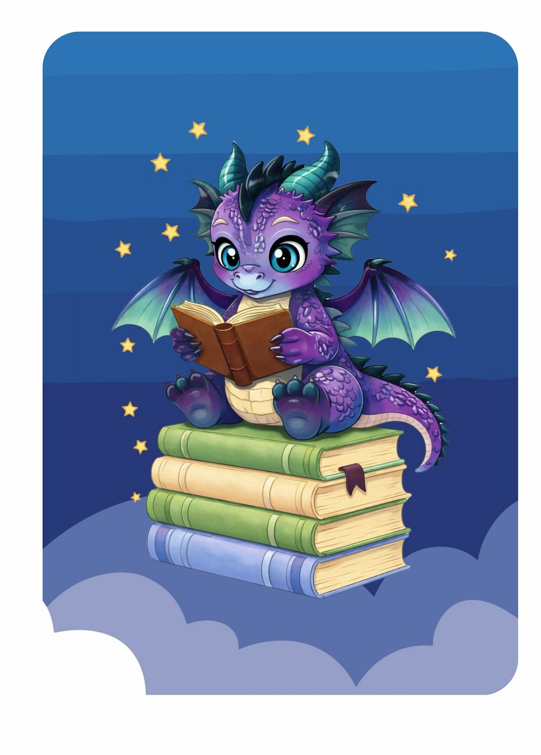 ipad mini 6/7 - clear case INSERT – Original Bookish Art by Wendy Owens | E-Reader Clear Case Insert | Matte or Holographic Stars