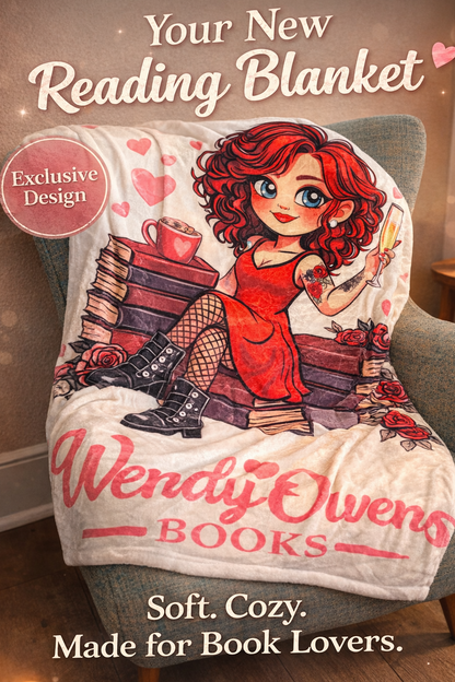 Character Blanket | 40"x50" Cozy Reading Throw | Wendy Owens Books