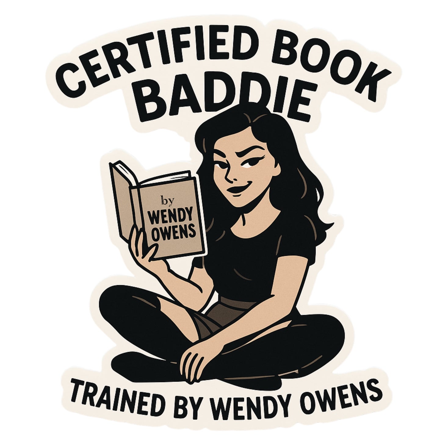 Small canvas Tote featuring double sided original print of a Wendy Owens Design