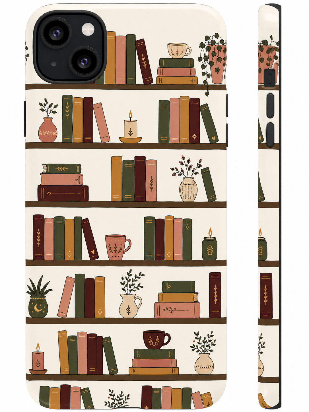 Pattern Based Book Lover Phone Case with MagSafe | BookTok Aesthetic | Reader Gift | Wireless Charging Compatible | Designs by Wendy Owens  iPhone 13 through 17 Pro Max & Air and Samsung Galaxy S26 (Copy) (Copy)