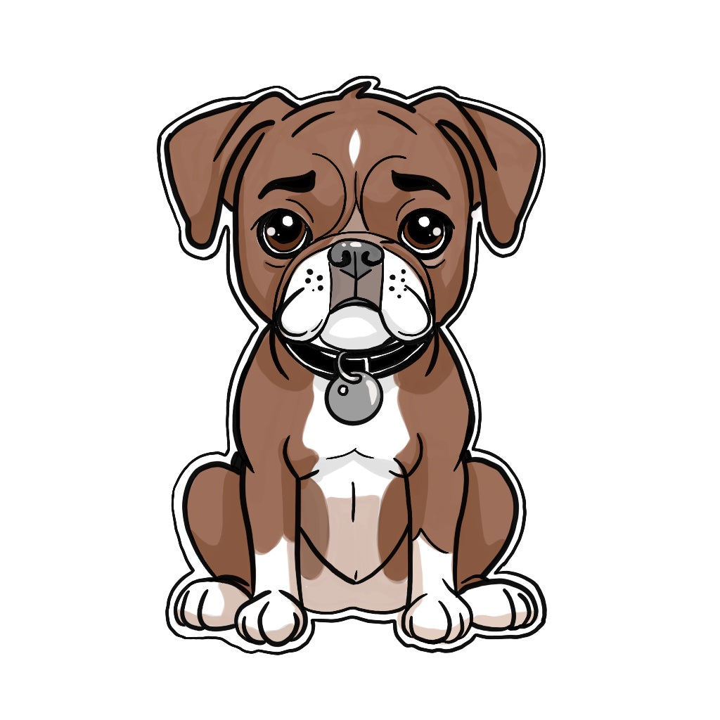 Adorable Animal Vinyl Stickers – 3 Inch Waterproof Decals (Dog Lovers + More!)