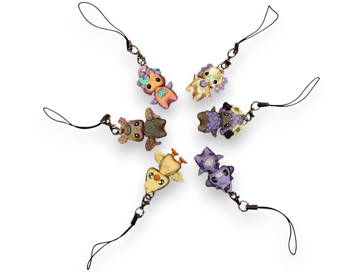 Charm Straps for any device - Cute 3d printed Charms for Kindles, E-Reader, Phones, etc