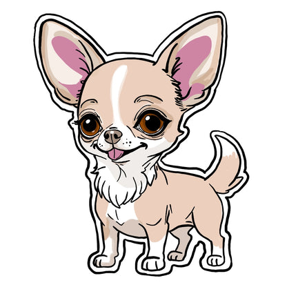 Adorable Animal Vinyl Stickers – 3 Inch Waterproof Decals (Dog Lovers + More!)