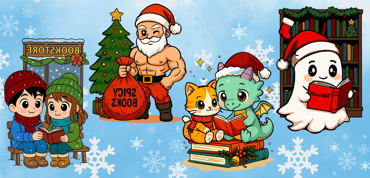 15 oz Bookish Ceramic Mugs — Original Designs by Author & Artist Wendy Owens