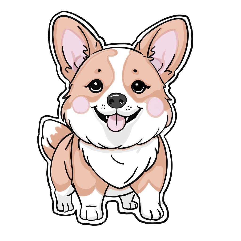 Adorable Animal Vinyl Stickers – 3 Inch Waterproof Decals (Dog Lovers + More!)
