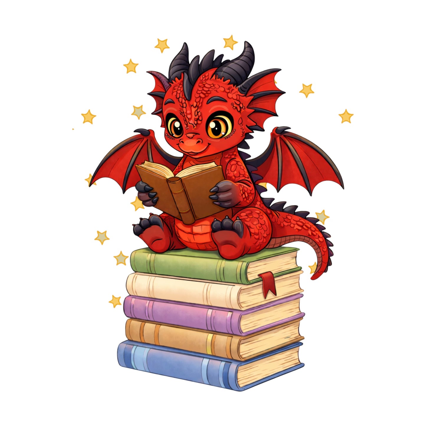Bookish Dragon 13x13 inch pillow case - multiple options
