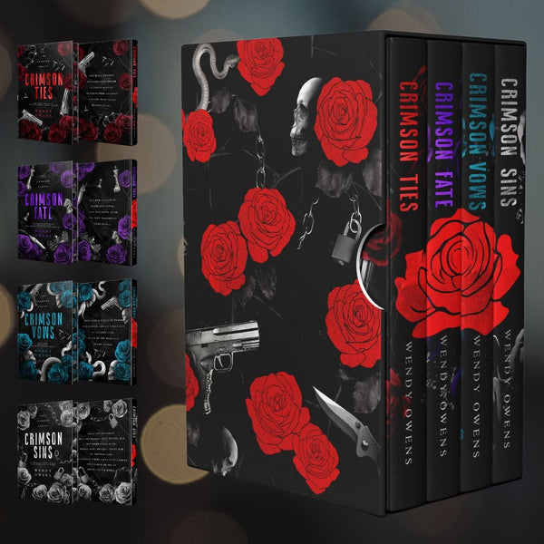 Dark Mafia Crimson Special Editions Hardback Foiled & Sprayed Edge Box Set