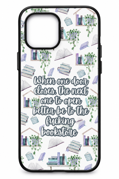 Bookstore Sayings for Book Lovers Phone Case| BookTok Aesthetic | Reader Gift | Wireless Charging Compatible | Designs by Wendy Owens  iPhone 13 through 17 Pro Max & Air and Samsung Galaxy and Pixel