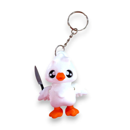 3D Printed Adorably Spooky and Cute Keychains | Kawaii Goth Accessories